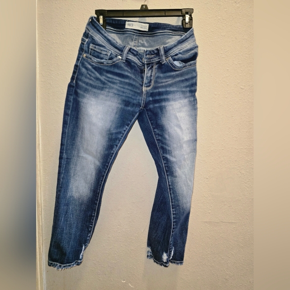 BKE Stella Blue Capri Jeans for Women Sz 26 - Picture 1 of 6